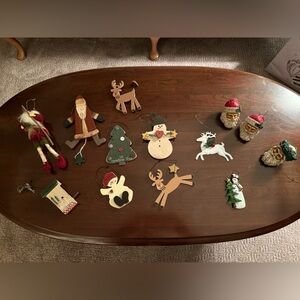 Festive Christmas Ornaments Set